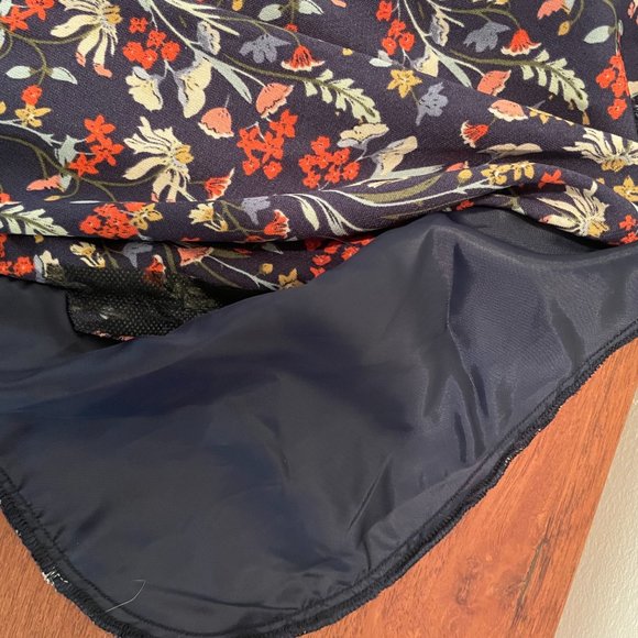 DEX Button Front Floral Print Dress with POCKETS - Picture 9 of 9